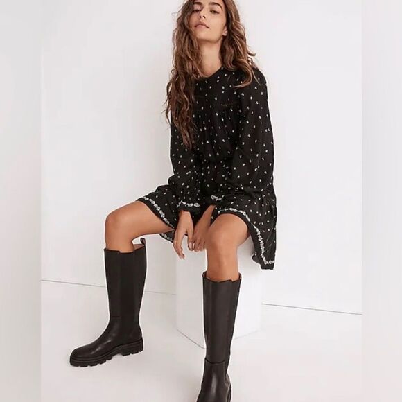 Madewell Dresses & Skirts - Madewell Mockneck Mini Dress in Welsh Blossoms